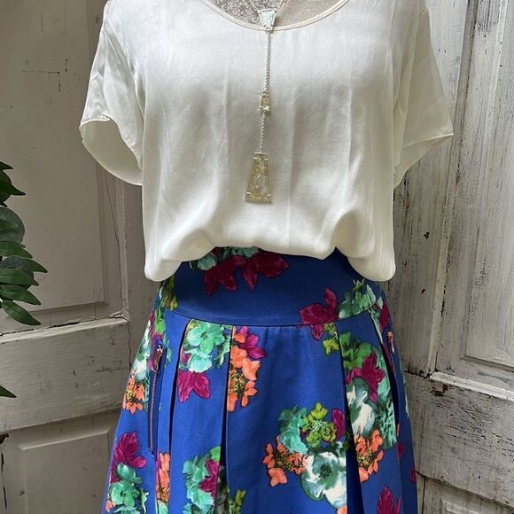 ANTHROPOLOGIE MAEVE FLORAL SKIRT Size6 - Picture 2 of 6
